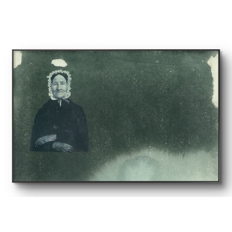 Kolaż analogowy „Babcia numer jeden”