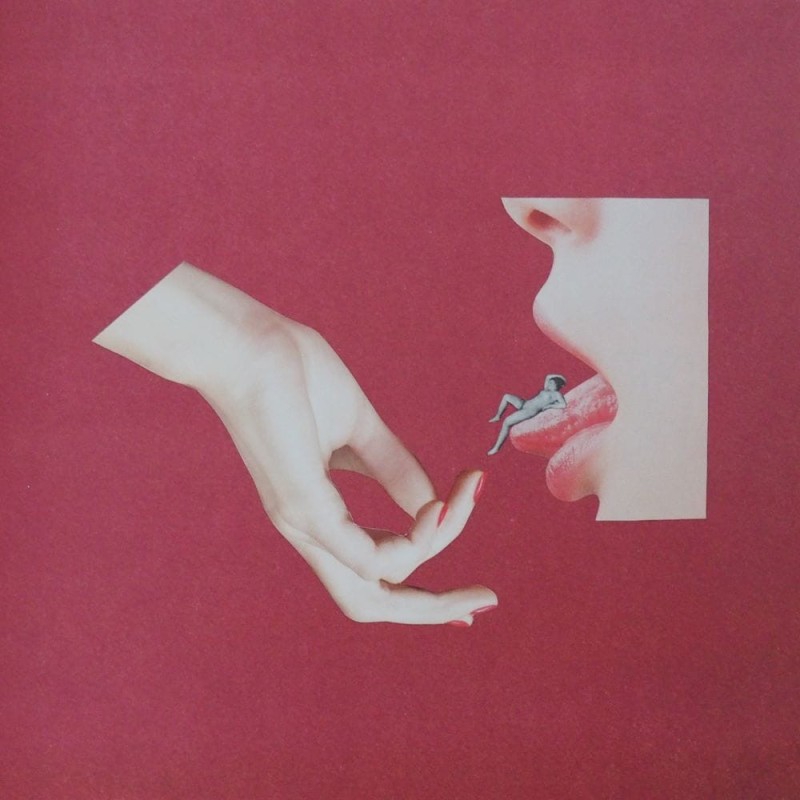 Kolaż analogowy „Co w myślach...” - wydruk