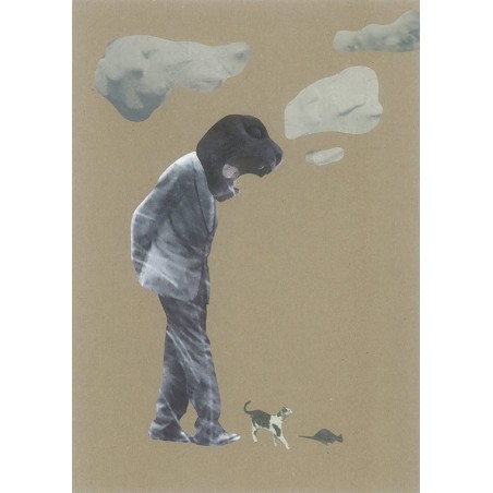 Kolaż analogowy „Spacer milusińskich”