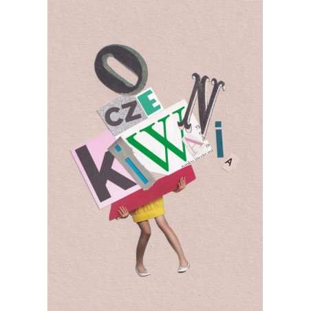 Kolaż analogowy „Oczekiwania" - wydruk