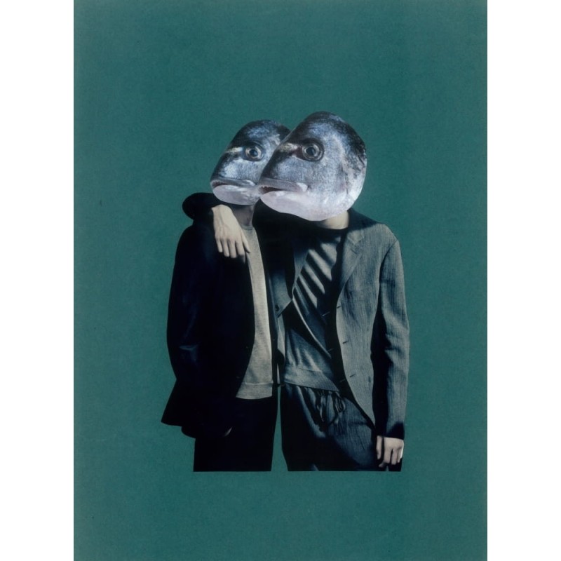 Kolaż analogowy „Koleżki” - wydruk