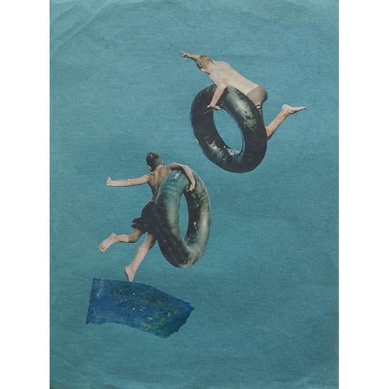 Kolaż analogowy „Skacz” - wydruk