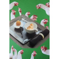 Kolaż analogowy „Co było pierwsze” - wydruk