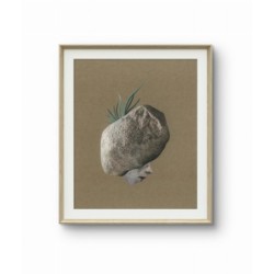 Kolaż analogowy „Za dużo na głowie” - wydruk