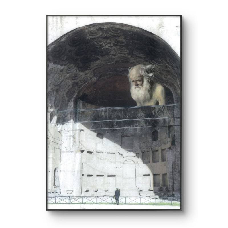 Kolaż analogowy „Borysek Pan” - wydruk