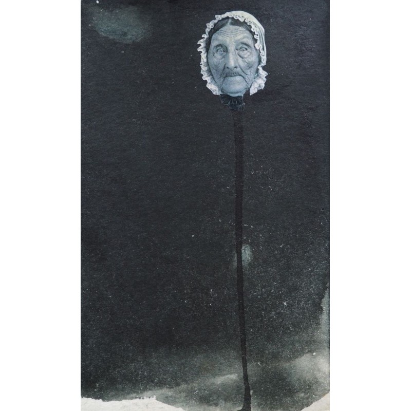 Kolaż analogowy „Babcia numer dwa” - wydruk